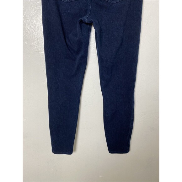 Spanx Pull On Skinny Jeans Size M Jeggins Indigo Blue Slimming Skinny - Picture 6 of 12